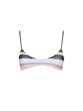 Lilac knitted bralette
