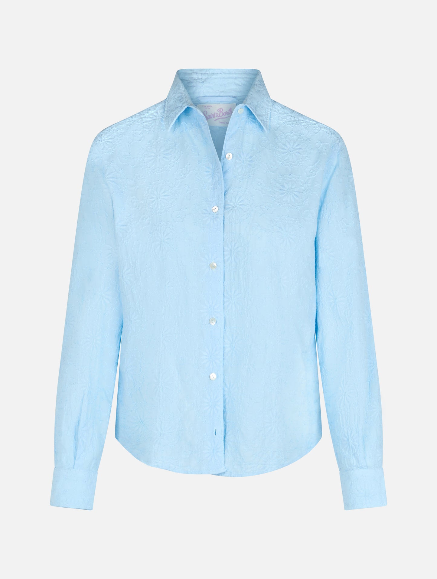 Camicia classica da donna in cotone Sangallo Meredith