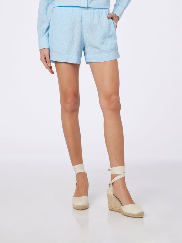 Woman Sangallo cotton pull up shorts Meave