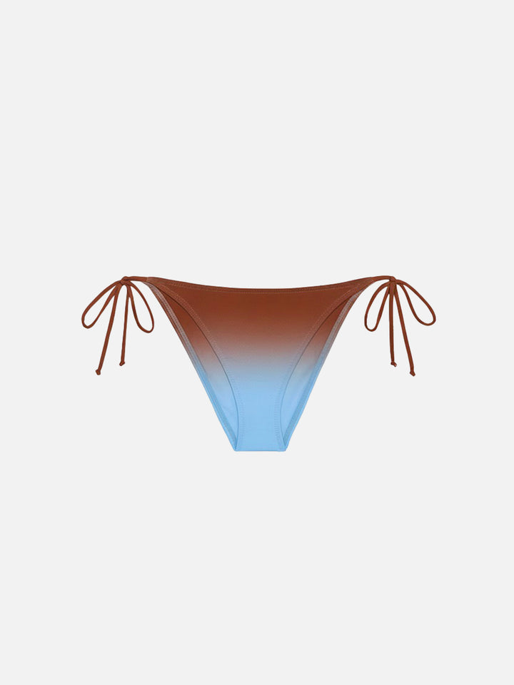 Klassische Badehose Marielle mit Farbverlaufsdruck – Triangel-Top Leah mit Farbverlaufsdruck