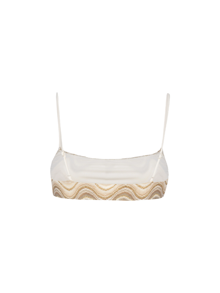 Bralette da donna in maglia raschel Sadie