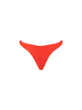 Orangefarbene Cheeky-Badehose für Damen