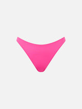 Slip da bagno da donna fucsia sgambato