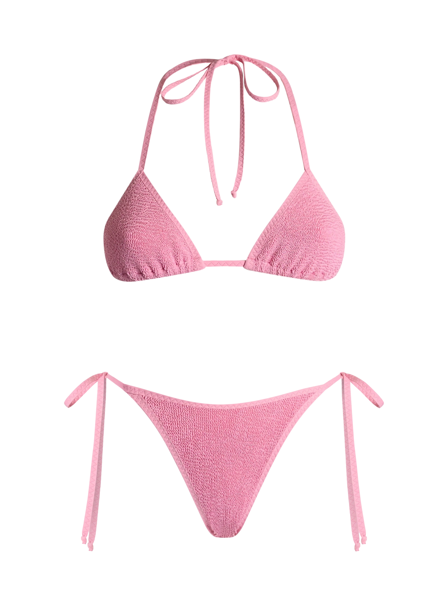 Crinkle-Triangel-Bikini für Damen