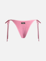 Slip da bagno da donna sgambato crinkle