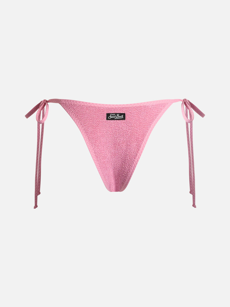 Slip da bagno da donna sgambato crinkle