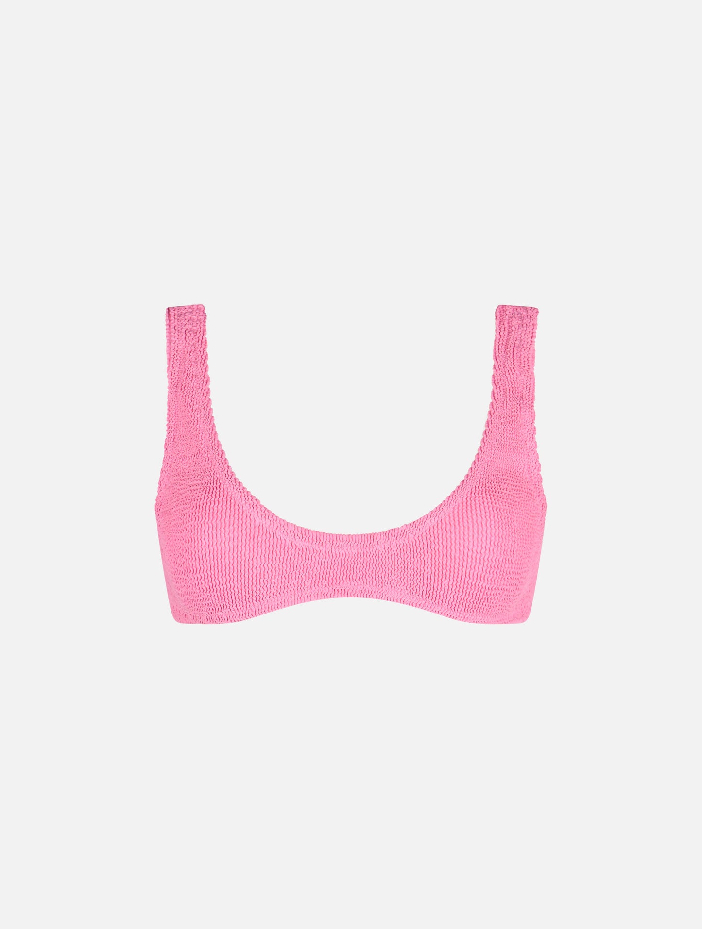 Damen-Bralette mit winzigem Crinkle-Motiv Pamy in Rosa