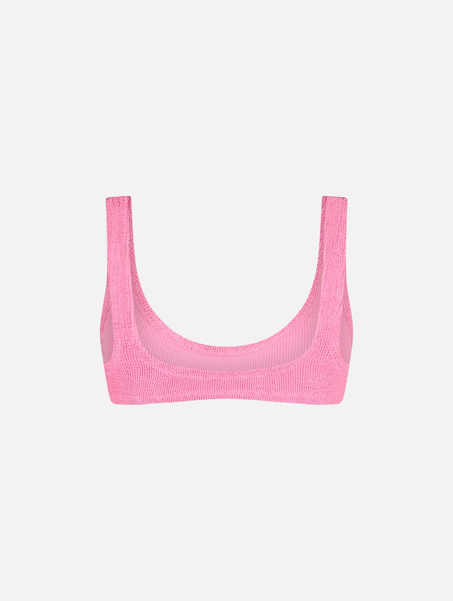 Damen-Bralette mit winzigem Crinkle-Motiv Pamy in Rosa