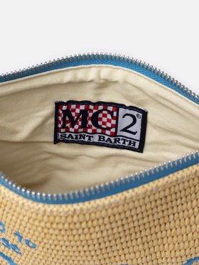 Parisienne-Strohclutch mit Portofino-Stickerei