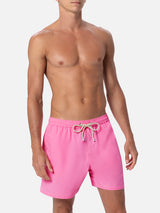 Man pink mid-length swim shorts Patmos