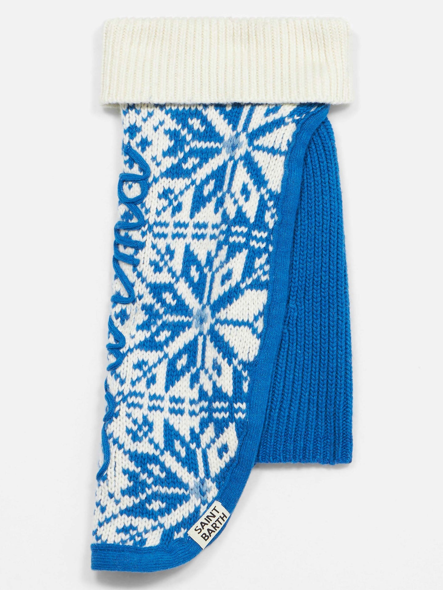 Dog sweater with nordic jacquard