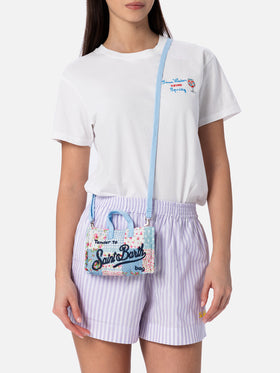 Quilted patchwork cotton Phone Bag