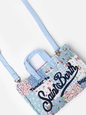 Quilted patchwork cotton Phone Bag