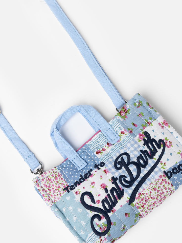 Quilted patchwork cotton Phone Bag