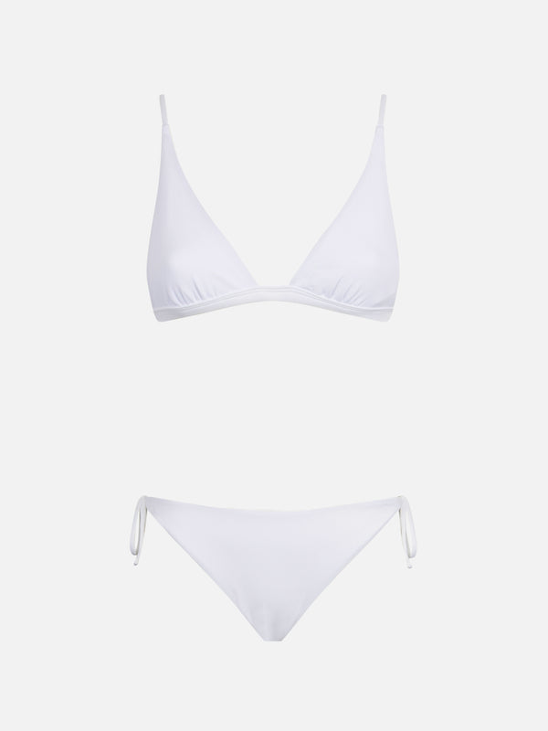 Bikini da donna a triangolo bianco