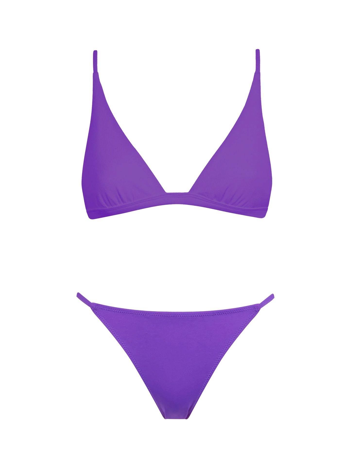 Woman purple triangle bikini Rylie Jodene