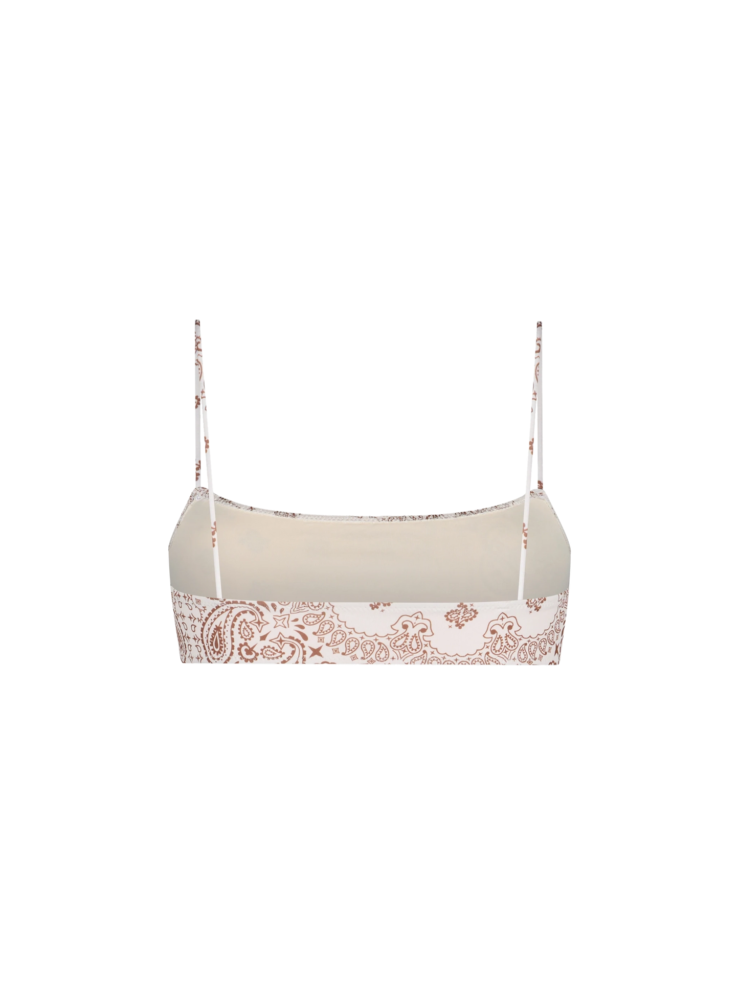 Woman bandanna bralette beach top Sadie