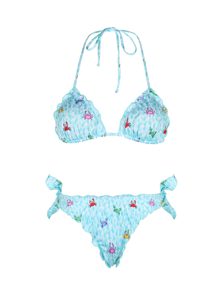 Klassischer Damen-Krabbeldreieck-Bikini Sarius