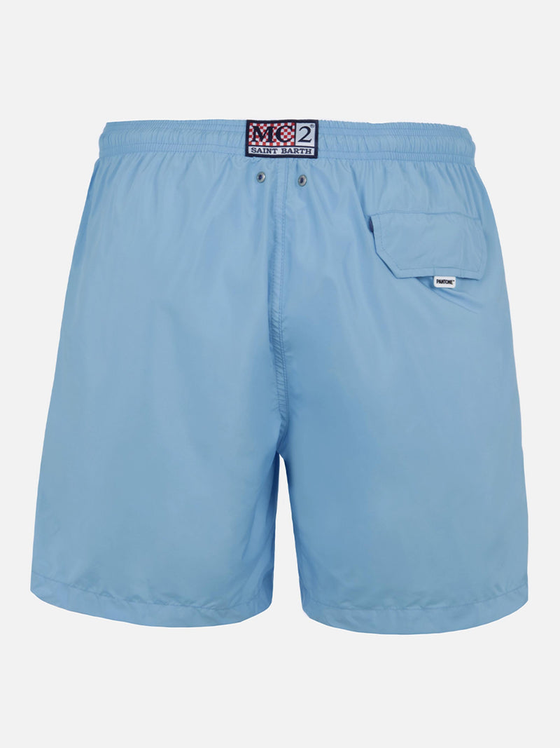 Herren hellblaue Badeshorts | PANTONE™ SONDERAUSGABE