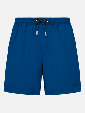 Seersucker classic light swim shorts Patmos - MC2 Saint Barth