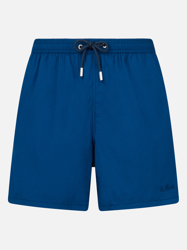 Herren-Badeshorts aus Seersucker Patmos