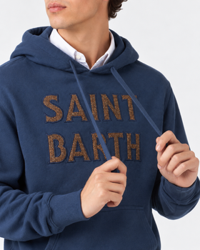 Blauer Tribeca Hoodie mit Patch 