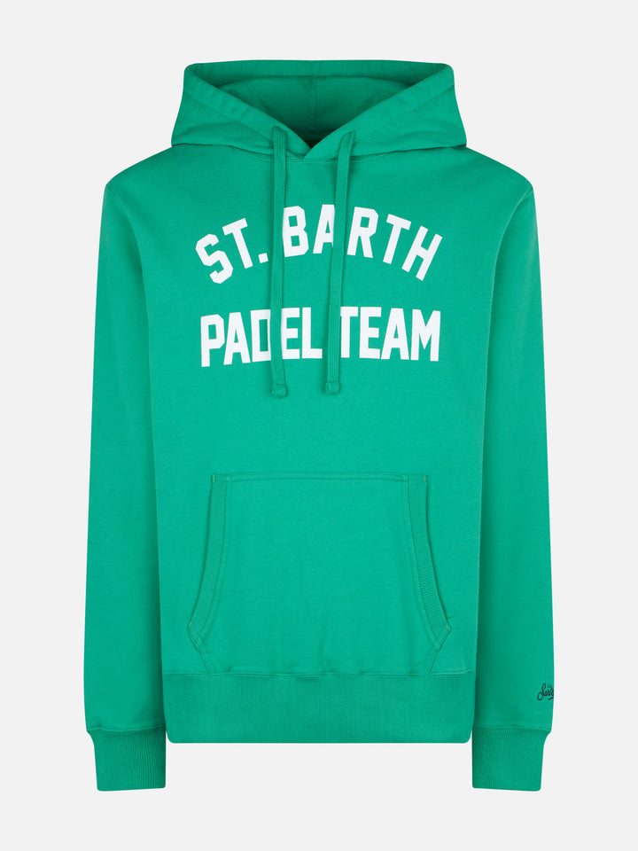 Cotton hoodie with St. Barth Padel Team print - MC2 Saint Barth