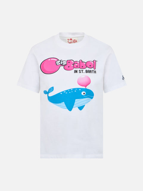 Boy t-shirt with Big Babol whale placed print | BIG BABOL SPECIAL EDITION - MC2 Saint Barth