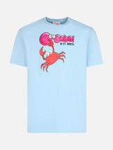 Man t-shirt with Big Babol crab placed print and embroidery | BIG BABOL SPECIAL EDITION