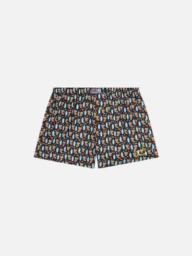 Boxershorts aus Baumwolle von Adam mit Cocktail-Print 