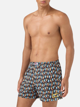 Boxershorts aus Baumwolle von Adam mit Cocktail-Print 