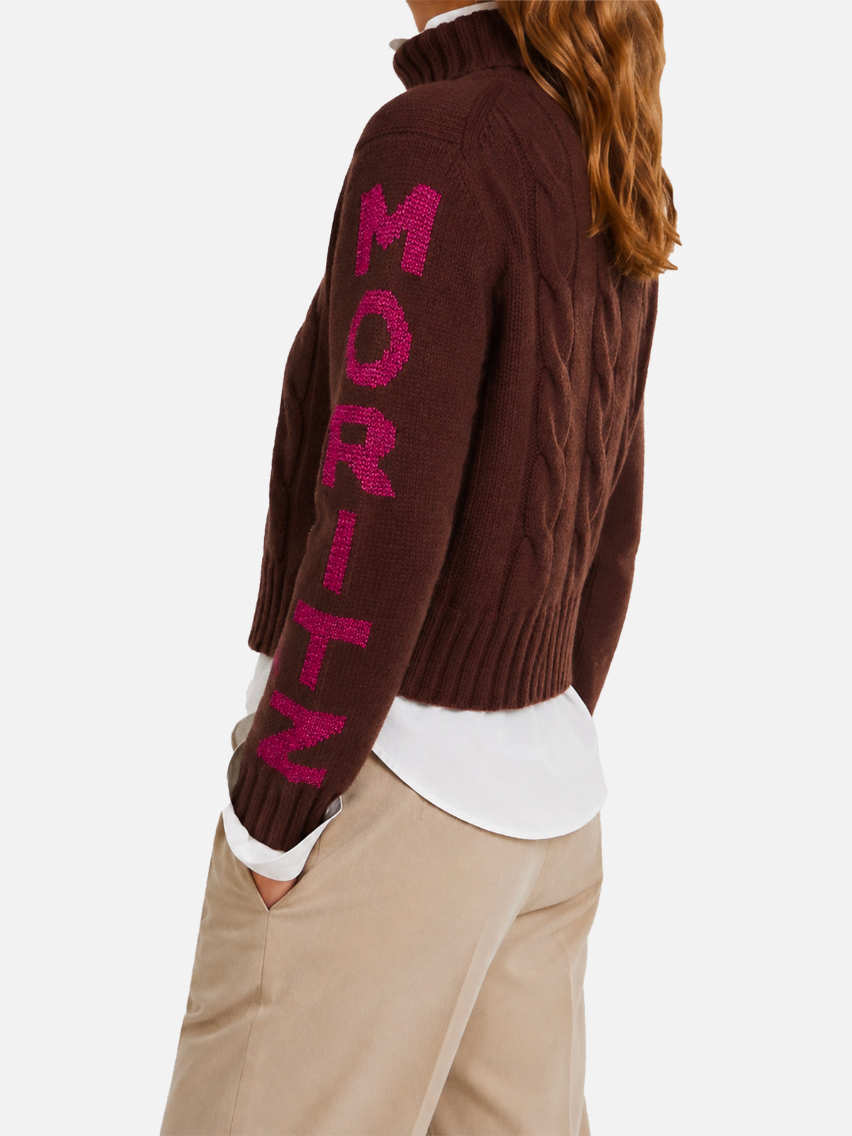 Adler turtleneck sweater with Saint Moritz jacquard
