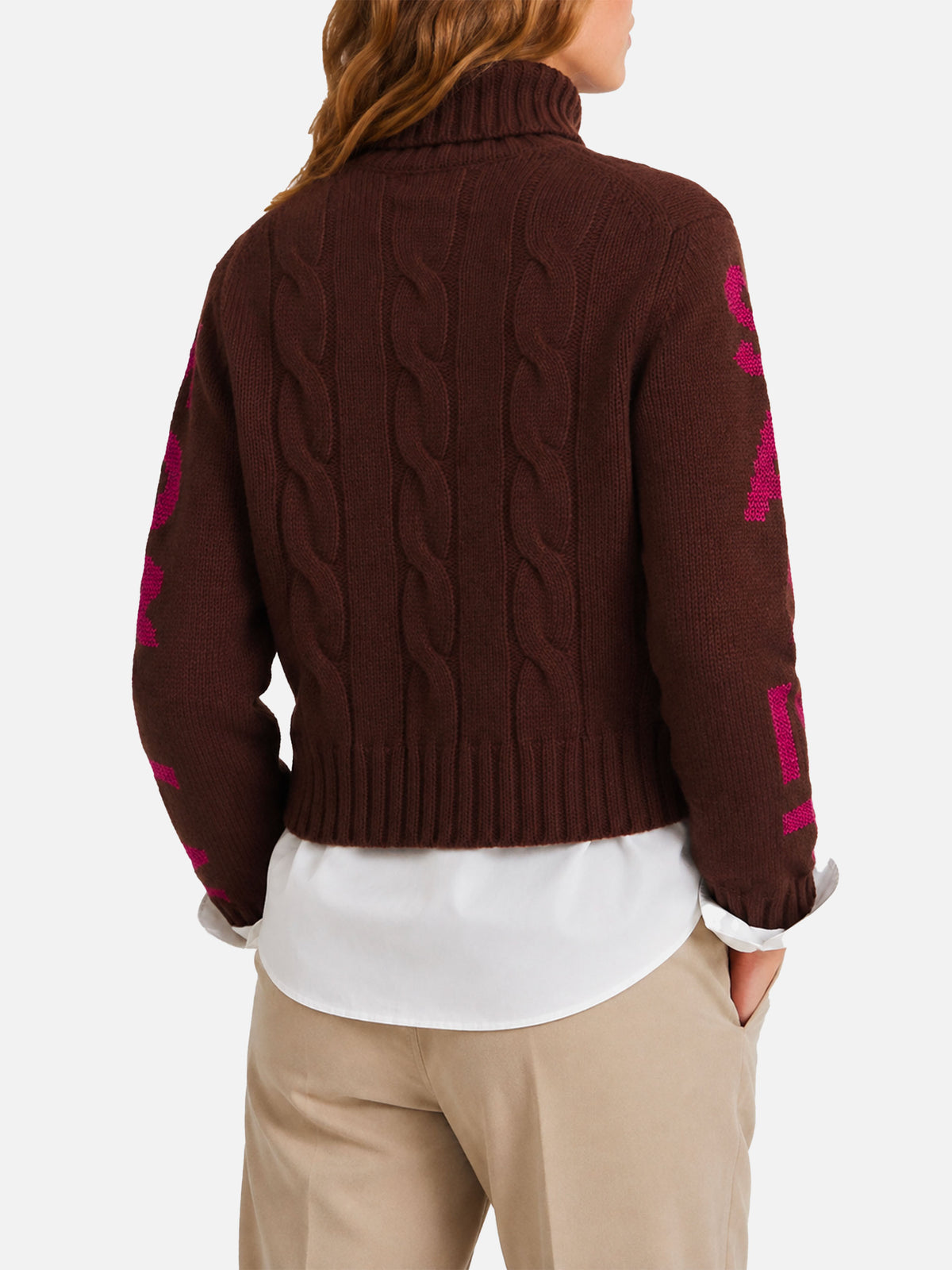 Adler turtleneck sweater with Saint Moritz jacquard