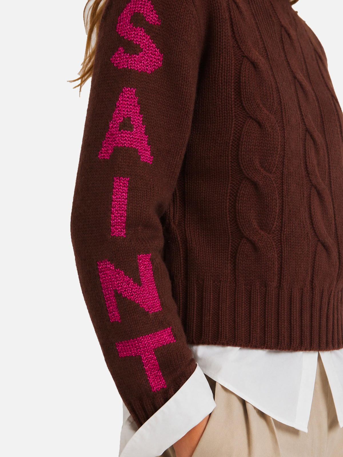 Adler turtleneck sweater with Saint Moritz jacquard