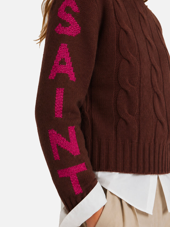 Jersey de cuello alto Adler con jacquard Saint Moritz 