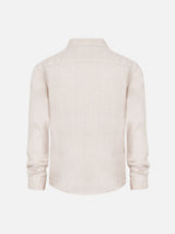 Agnes off-white linen shirt