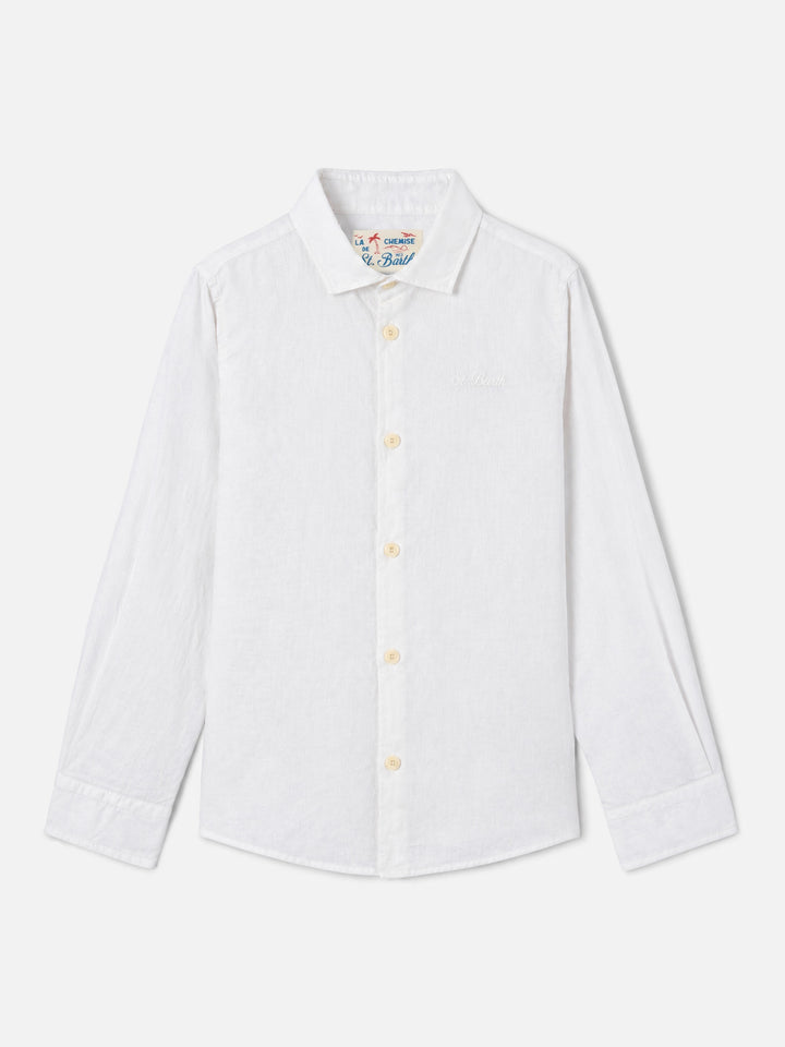 White Agnes shirt in linen