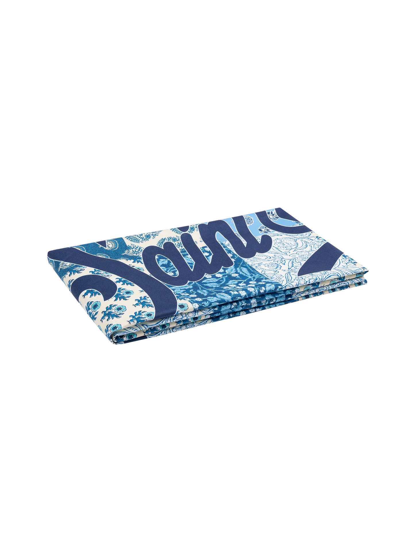 Telo mare in microfibra Aidan con stampa a fiori patchwork