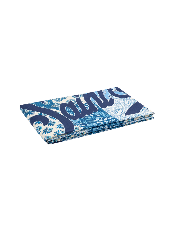 Microfiber beach towel Aidan with flower patch print