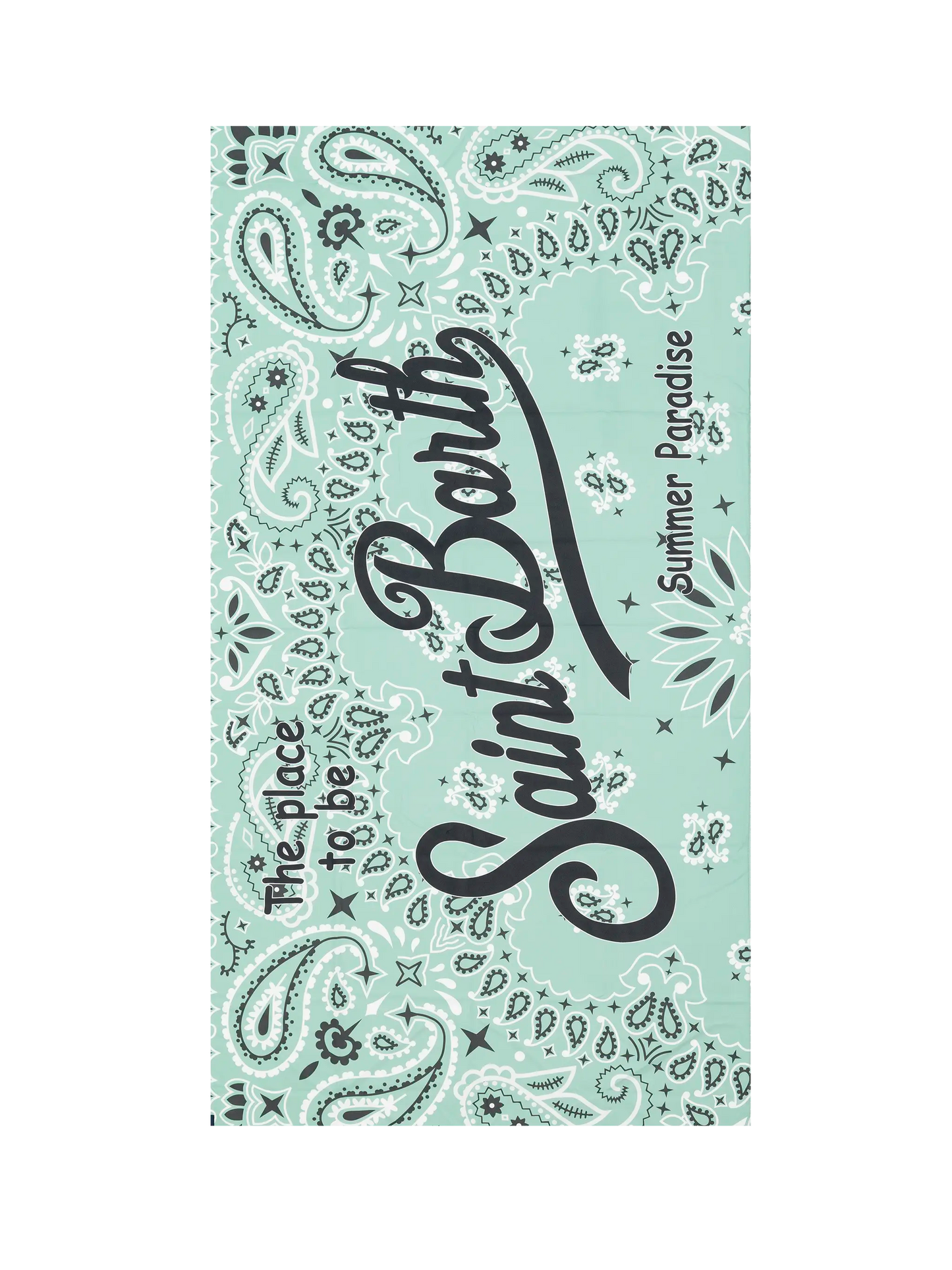 Microfiber beach towel Aidan with bandanna print