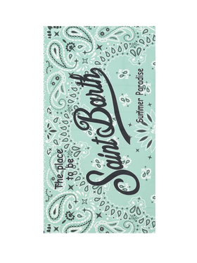Microfiber beach towel Aidan with bandanna print
