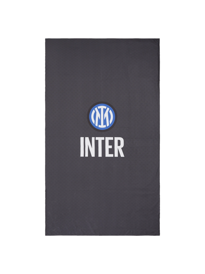 Microfiber striped beach towel Aidan with Inter print | INTER FC SPECIAL EDITION