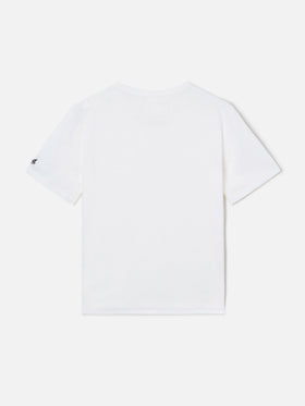 Alex t-shirt in white pure linen