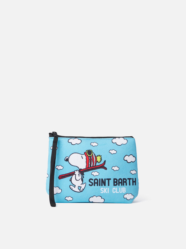 Wooly pochette Aline with Snoopy print | SNOOPY PEANUTS SPECIAL EDITION