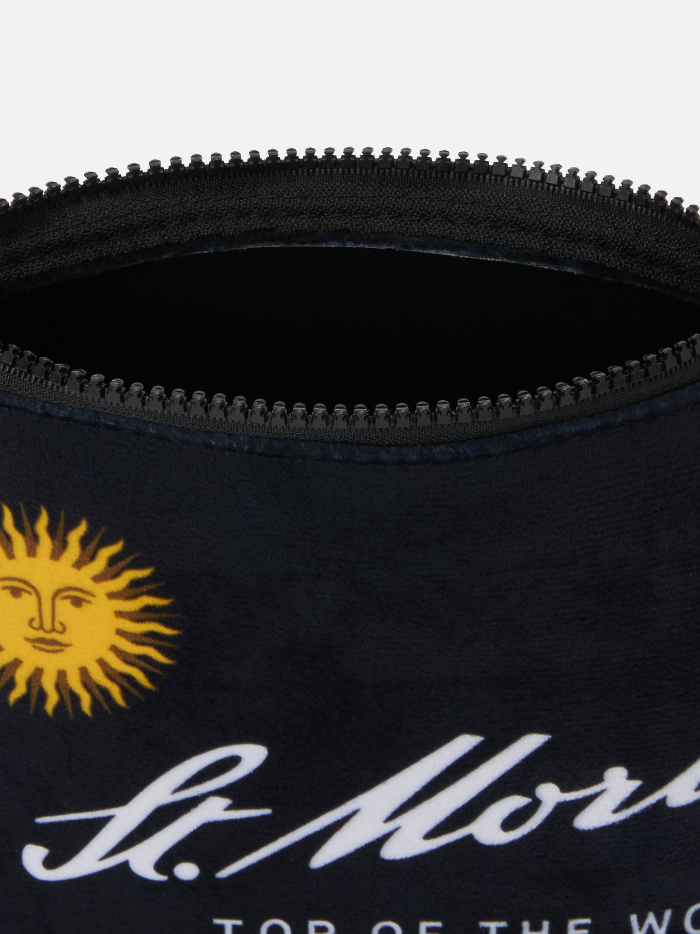 Pochette Aline effetto lana con stampa St. Moritz | ST. MORITZ TOP OF THE WORLD SPECIAL EDITION
