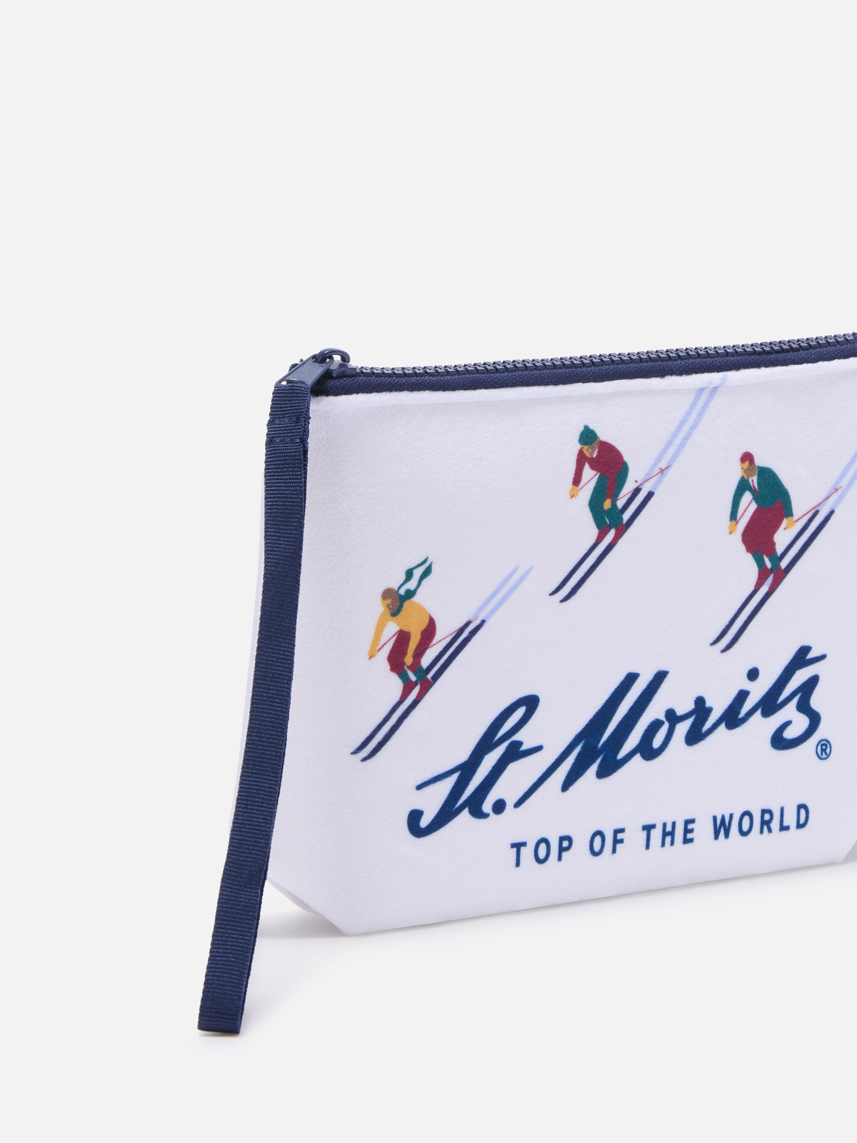 Off white Aline pochette with St. Moritz print | Special edition