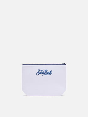 Off white Aline pochette with St. Moritz print | Special edition