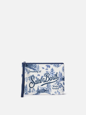 Off-white Aline pochette mit winterland toile de jouy-Print 