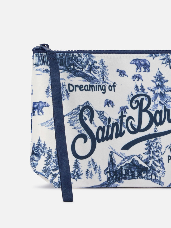 Off-white Aline pochette mit winterland toile de jouy-Print 