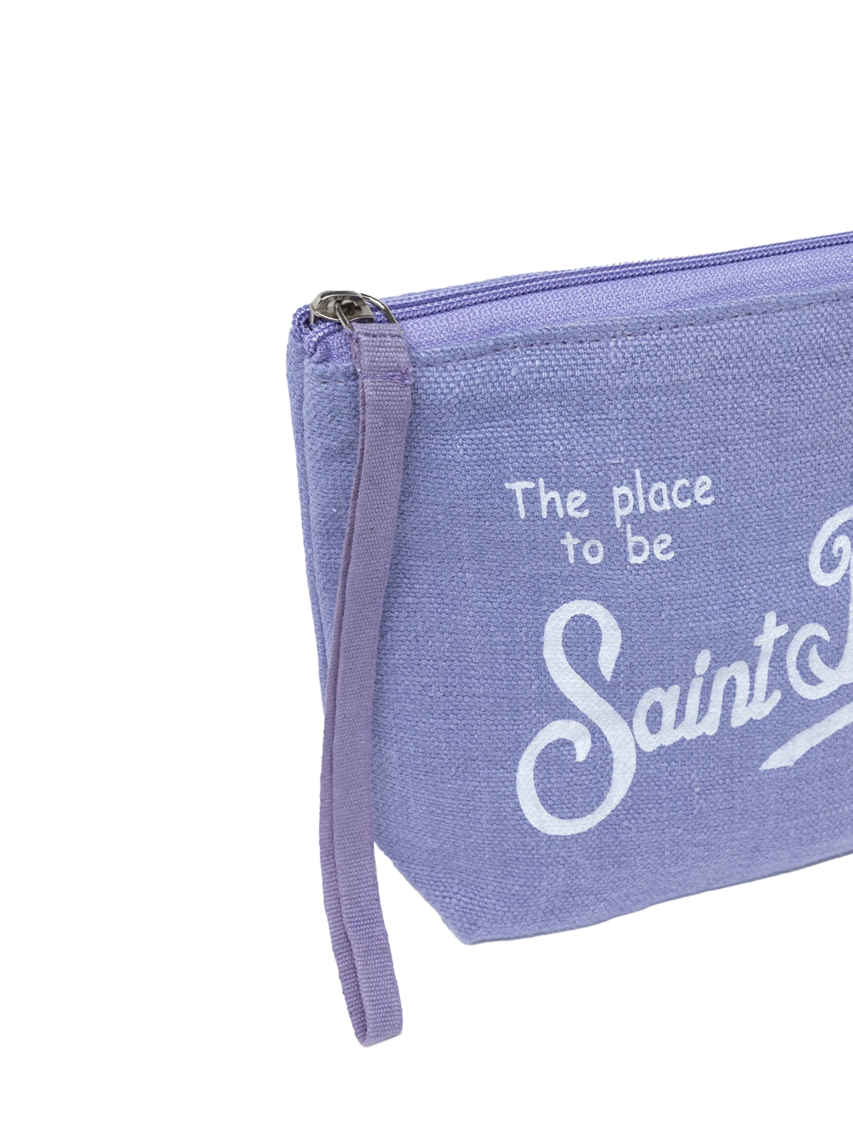 Aline lilac linen pochette